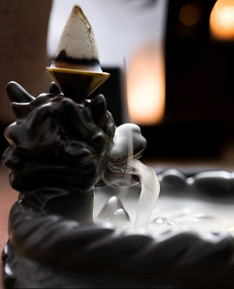 مبخرة سيراميكية مع بخور طبيعي