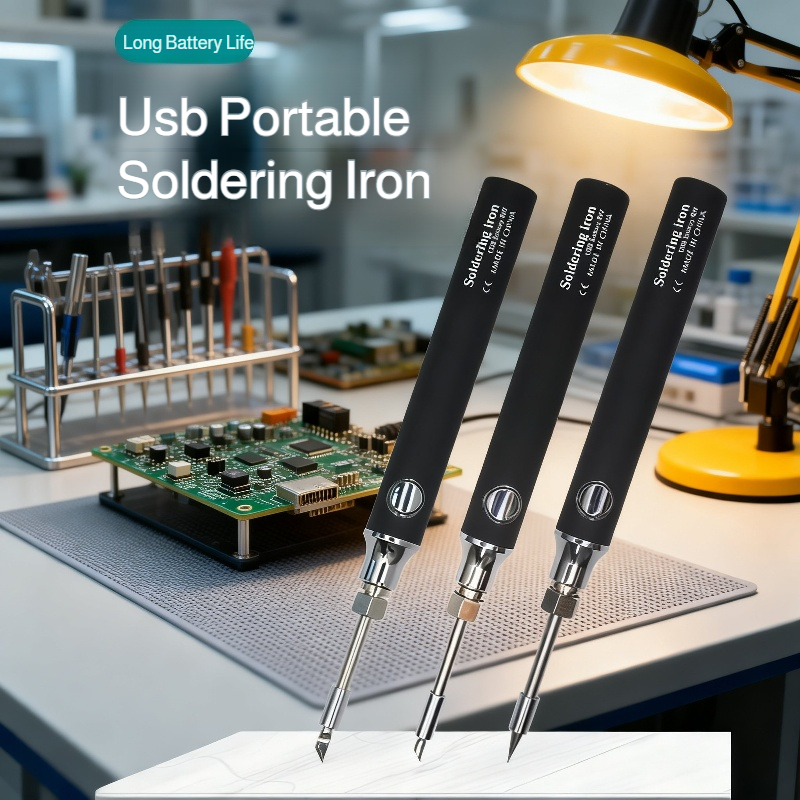Wireless Mini Soldering Iron Kit USB Rechargeable 5V Portable