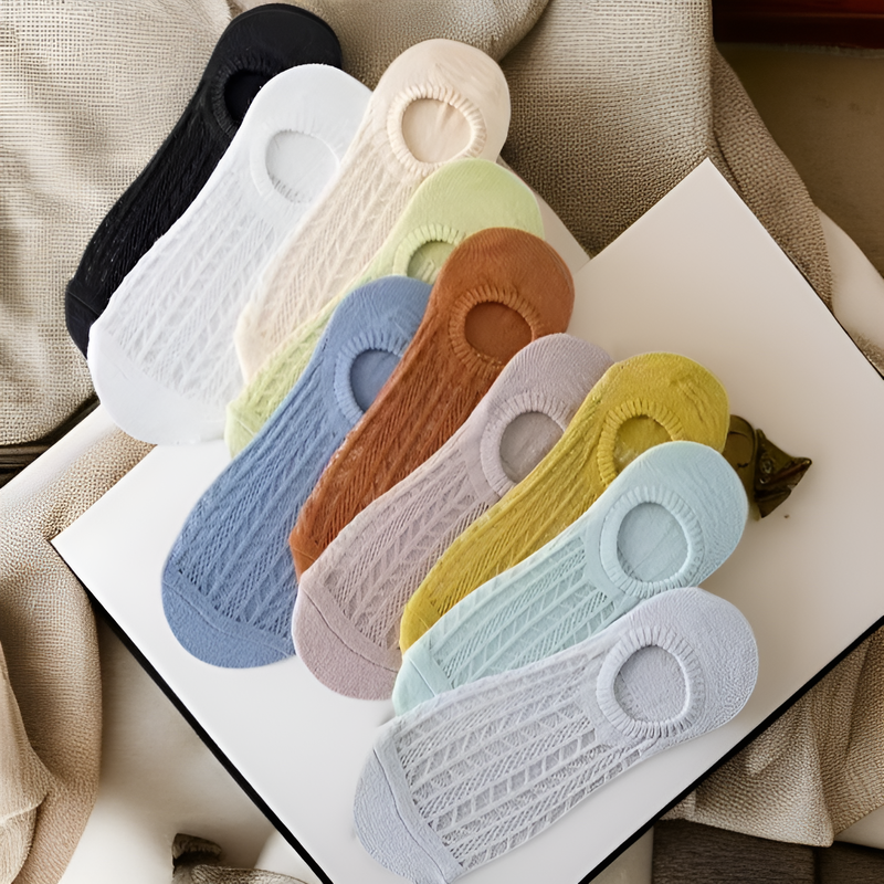 여성용 베이직 숏 양말