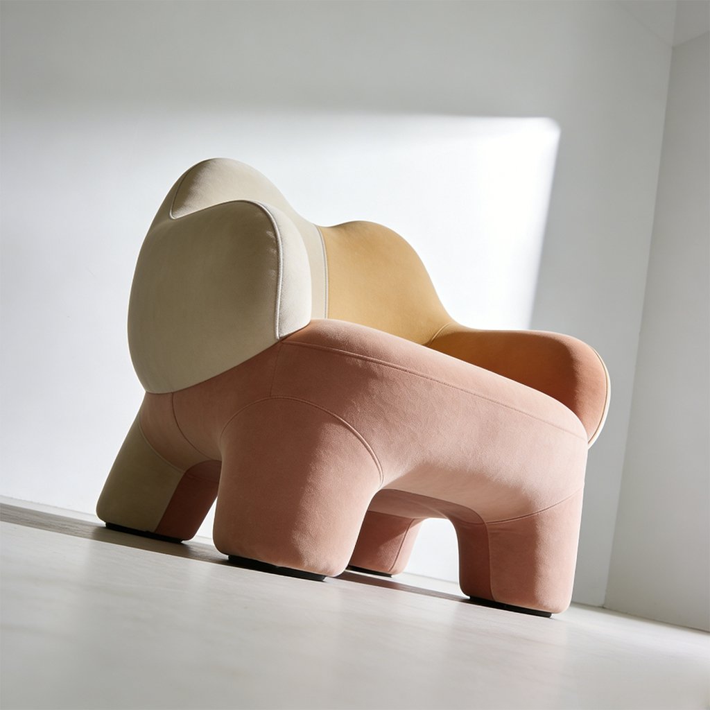 편안한 1인용 소파 전체 모습