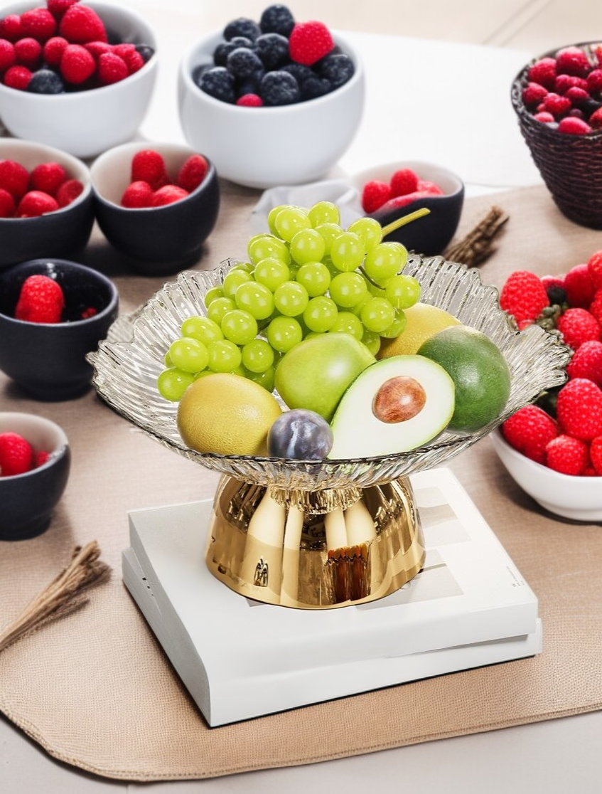 홈카페에 어울리는 높은 발 과일 쟁반