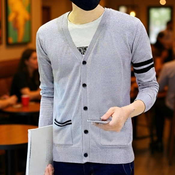 순면 가디건 스웨터 재킷