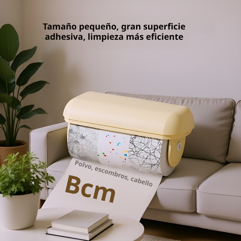  Rodillo adhesivo portátil para eliminar pelos del hogar
