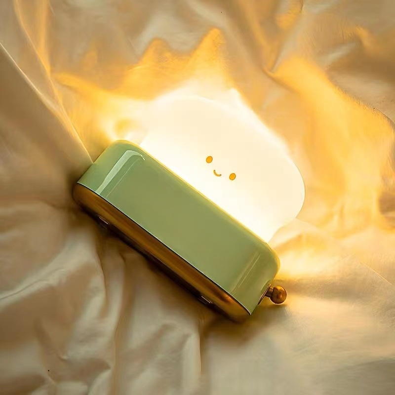 침실 침대 머리맡 타이머 무드등 USB 충전 조명 스탠드