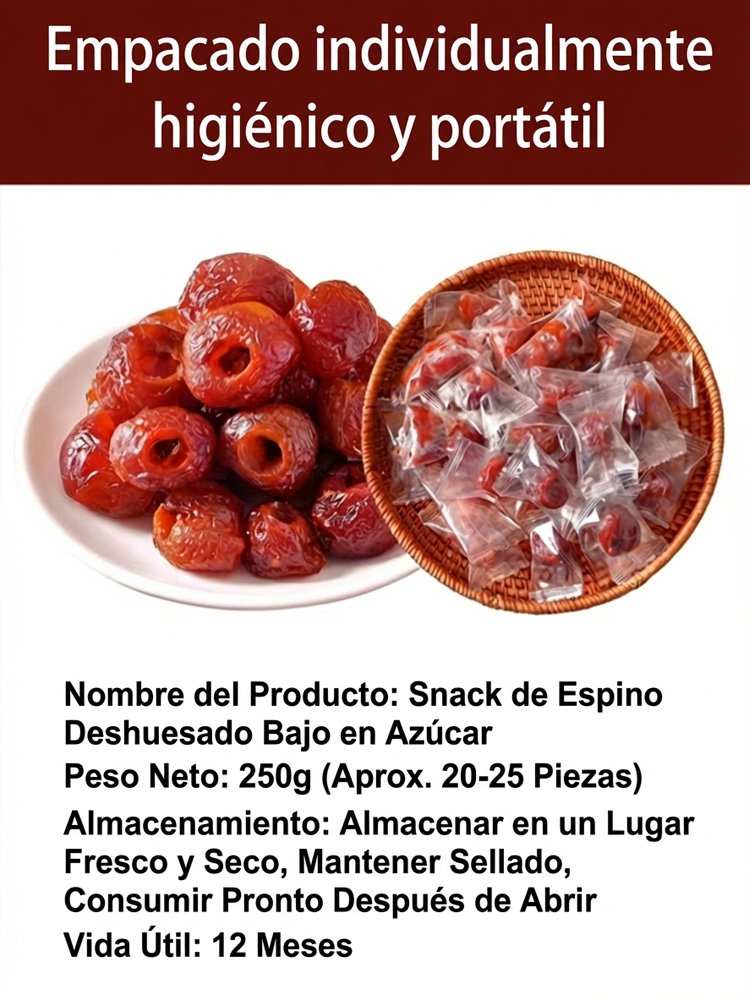 Fruta de espino sin hueso