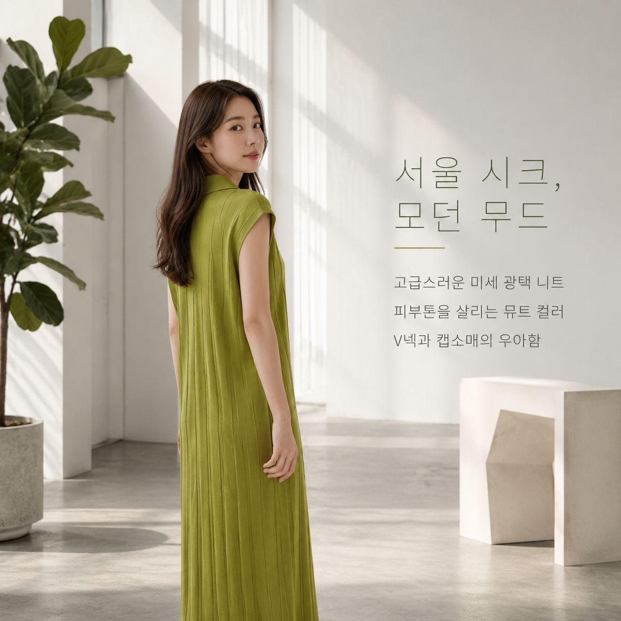 디자인 감성 루즈핏 카라 캐주얼 롱원피스