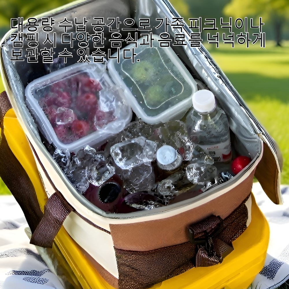 대용량 휴대용 단열 및 보냉 박스