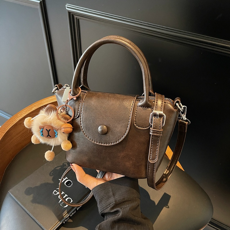 女性用斜め掛け多用途ファッション手提げ小型バケットバッグ