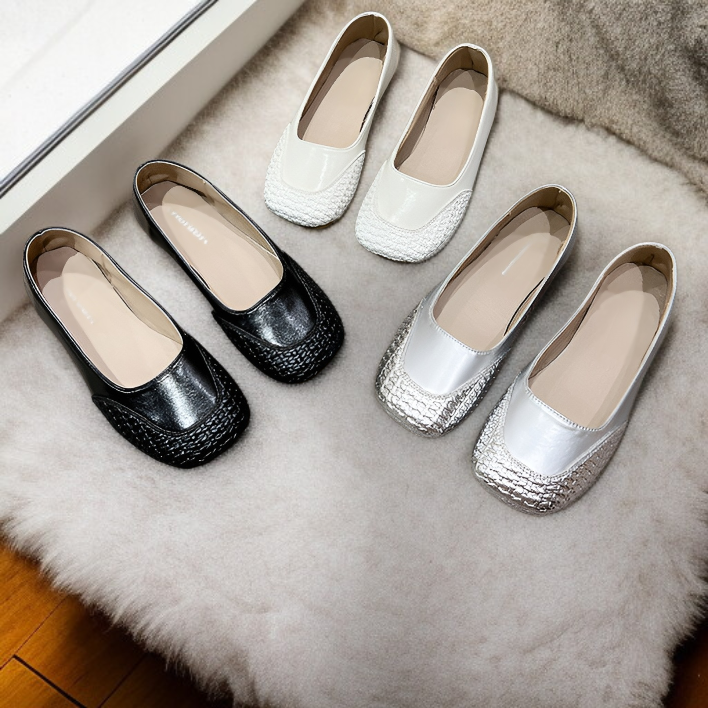 女性用ファッションシューズの着用シーン