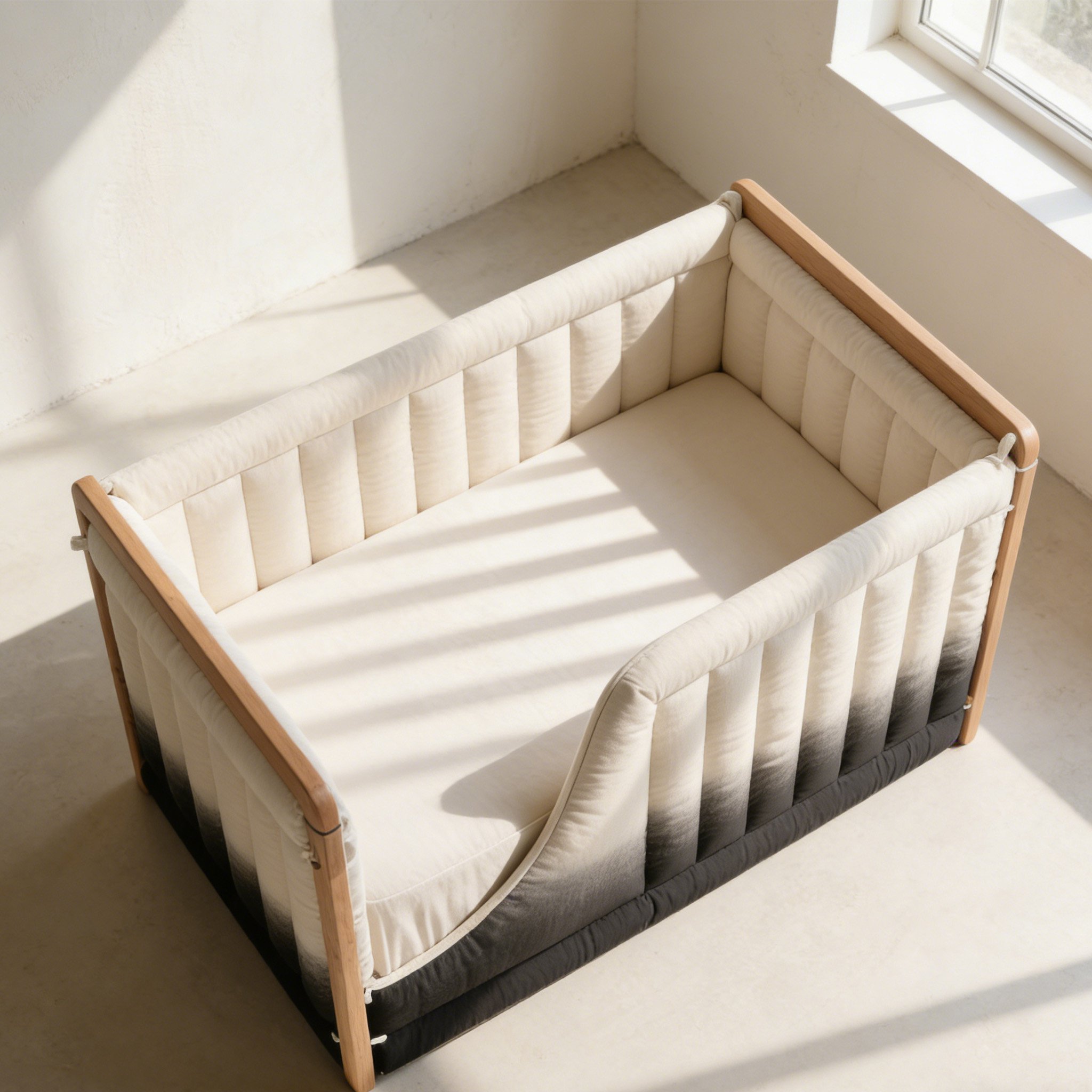 그라데이션 소프트 순간 아기 침대