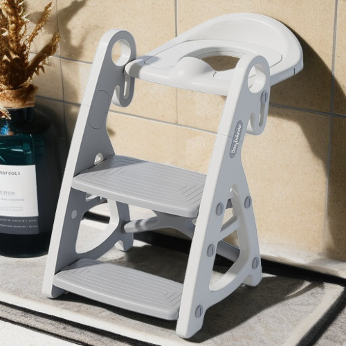 Escabeau pliant pour toilettes