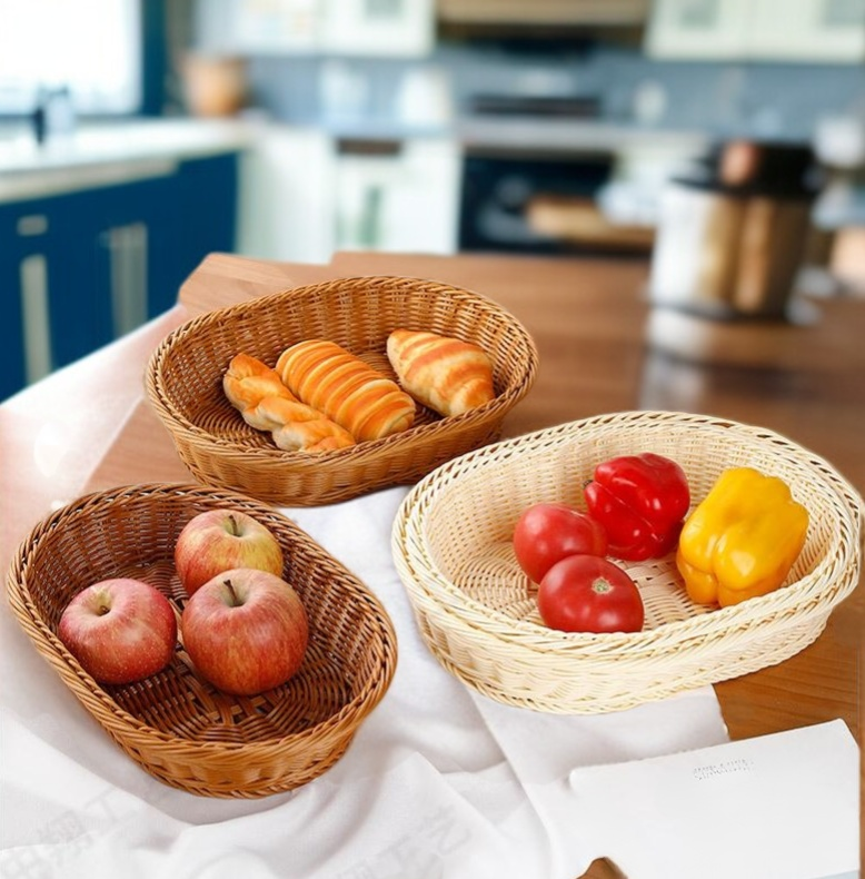 다용도 손뜨개 바구니 욕실 정리함