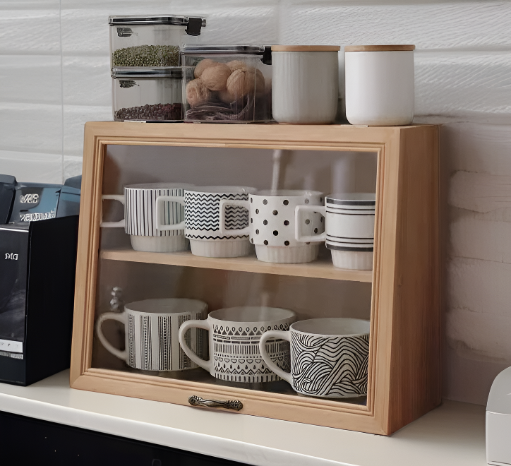 デスクトップに最適なコンパクト収納キャビネット