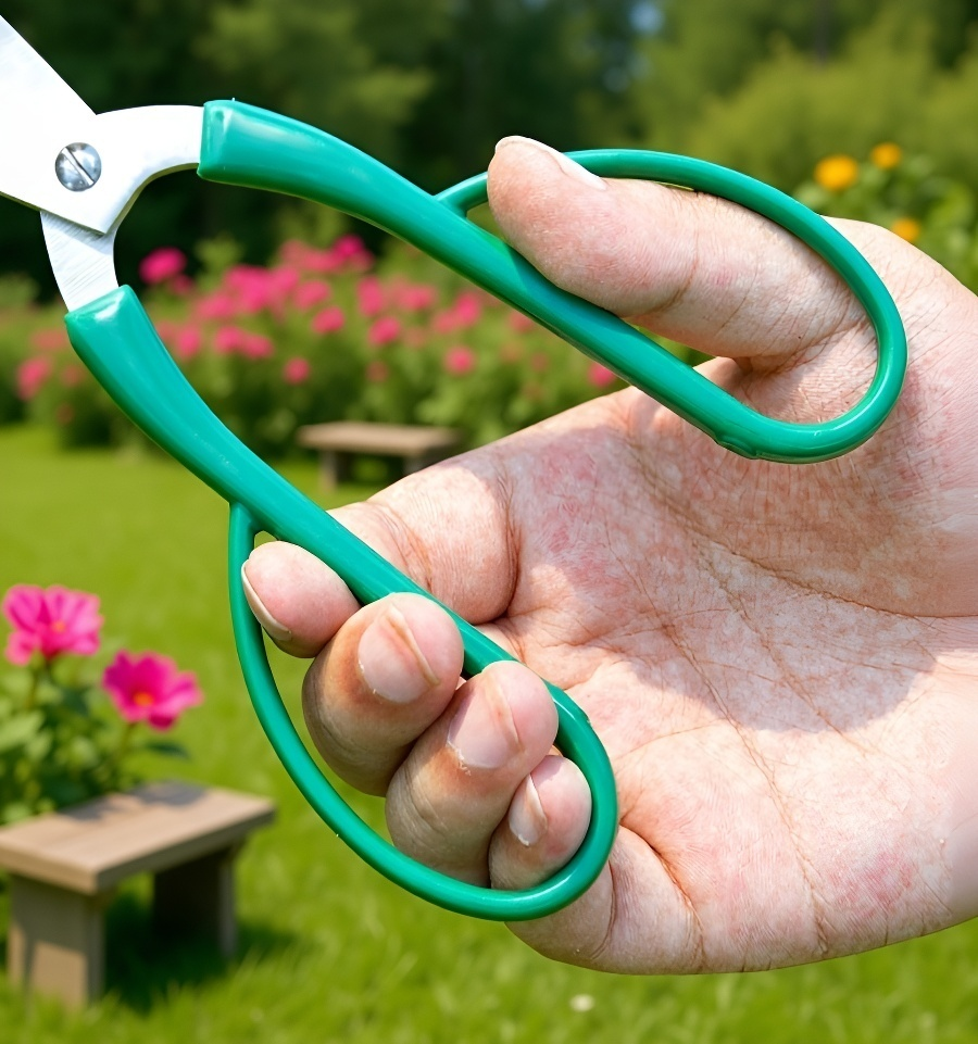 庭木の剪定作業に使用される盆栽鋏