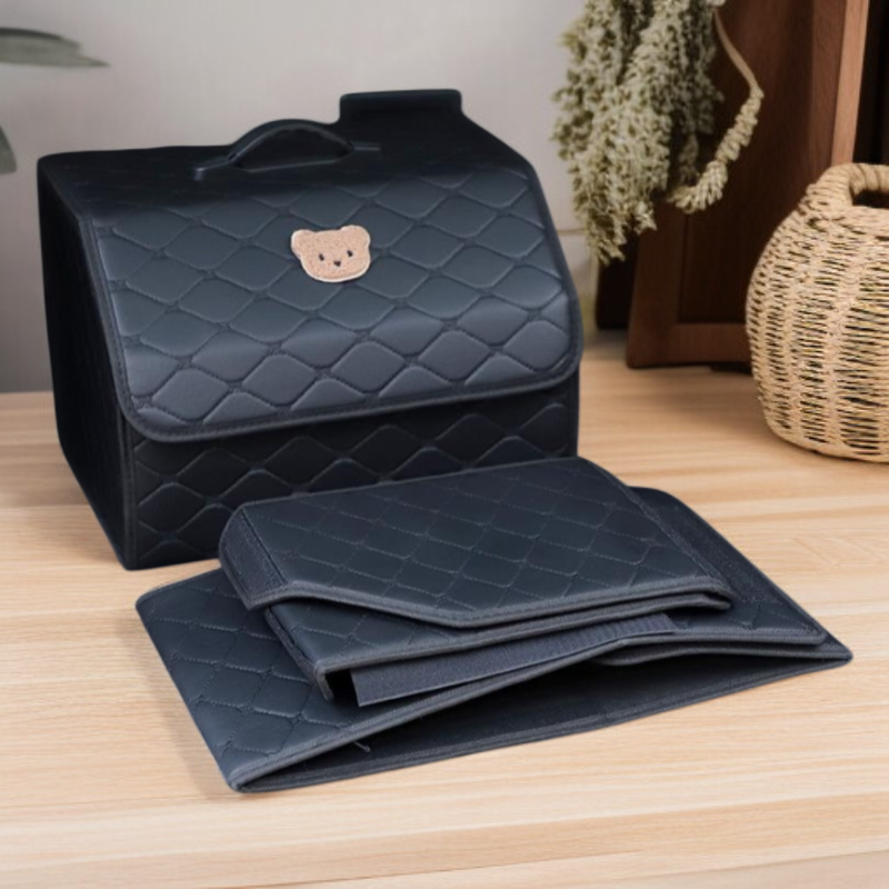 カートンベア多機能折りたたみ車用収納ボックスレザー収納ボックス