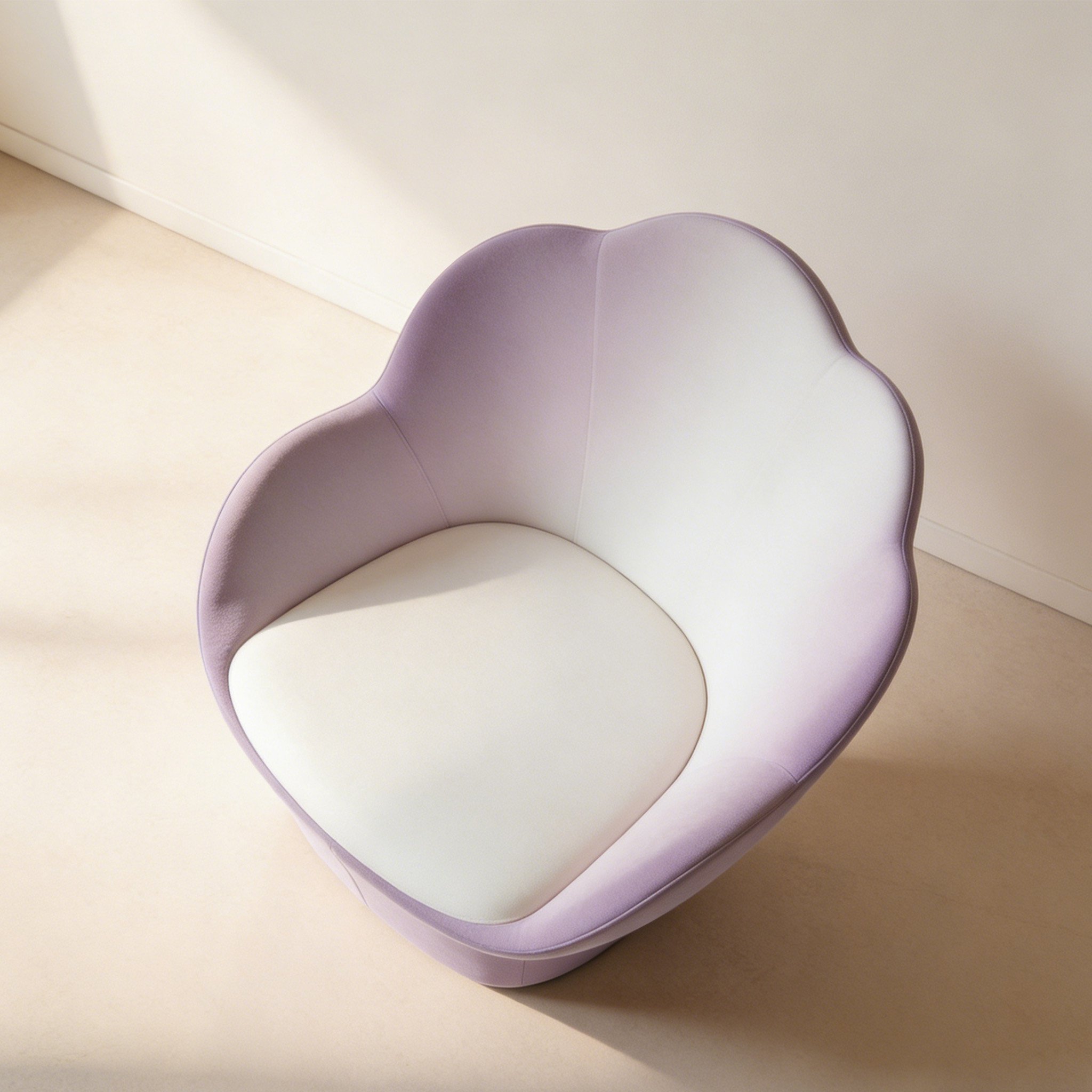 꽃 모양 1인용 소파 의자