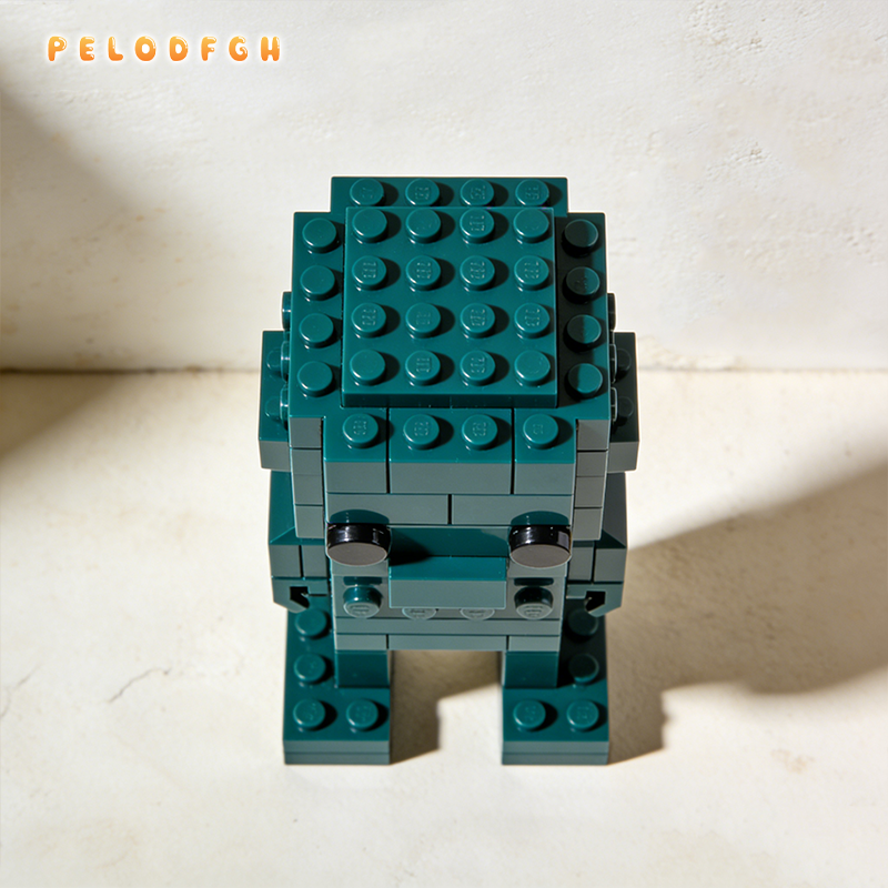 Stavební bloky s velkými částicemi proti polykání pro miminka ve věku 1-3 let