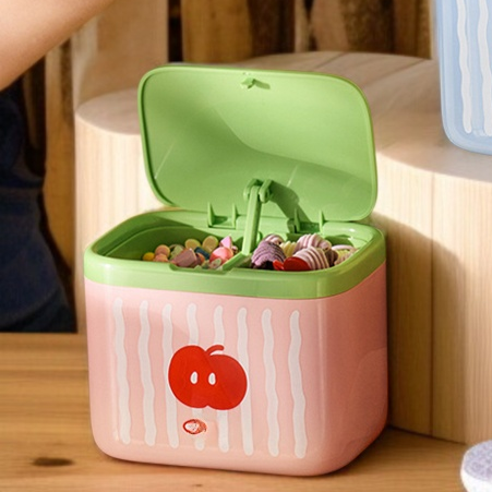 테이블 상판 세련되고 실용적인 자동 승강 승강 면봉 케이스 화장솜 실용 케이스