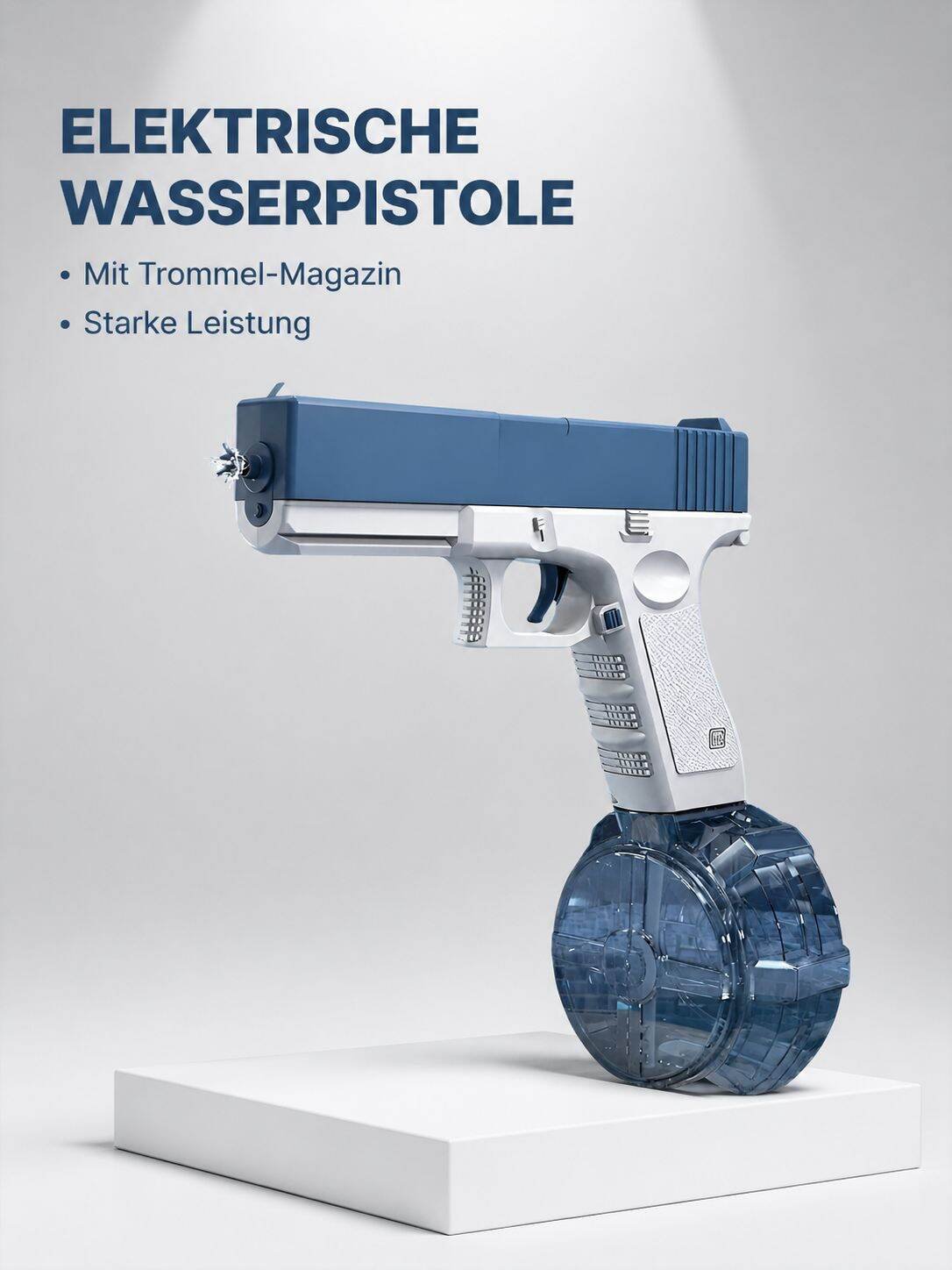Elektrische Hochdruck-Wasserpistole für Kinder, automatische Ansaugung, großer Wassertank