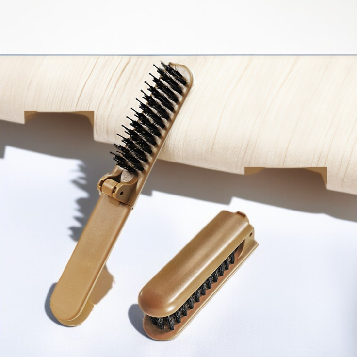 정전기 방지 돼지털 접이식 헤어케어 푹신한 빗