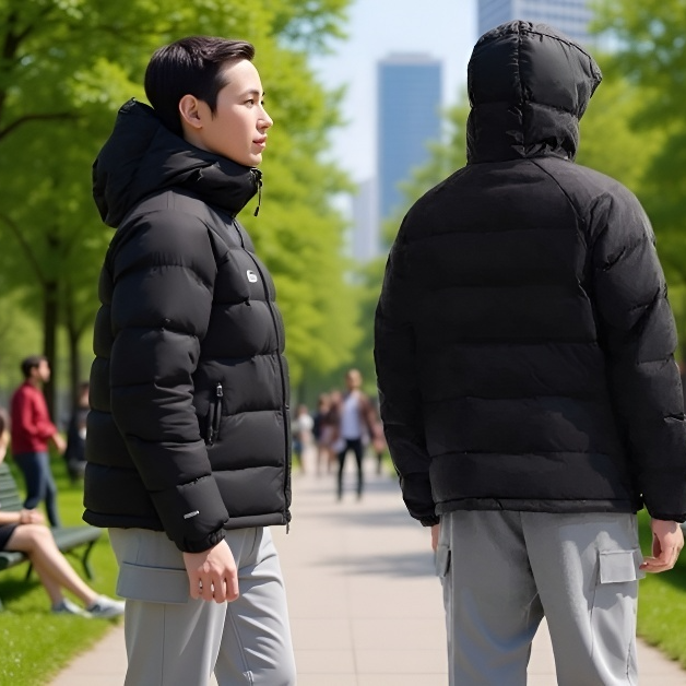 Ich empfehle hauptsächlich mit Baumwolle gepolsterte Kleidung für Paare