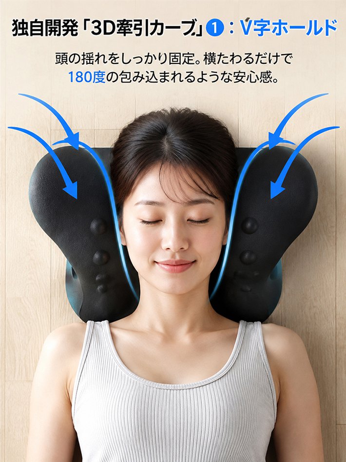 【黄金カーブへ】ネックストレッチャー