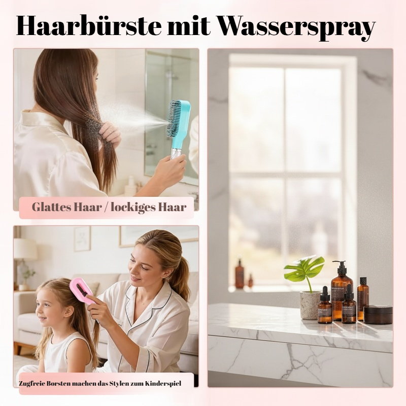 3-Tage Haarwachstum Pflegeöl-Spray Massagebürste