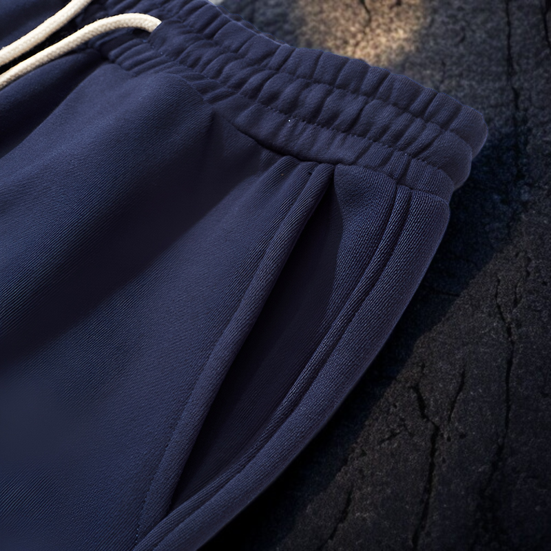 重厚360g裏起毛ストレートパンツ 男女兼用 ベーシック無地 厚手スポーツカジュアルロングパンツ