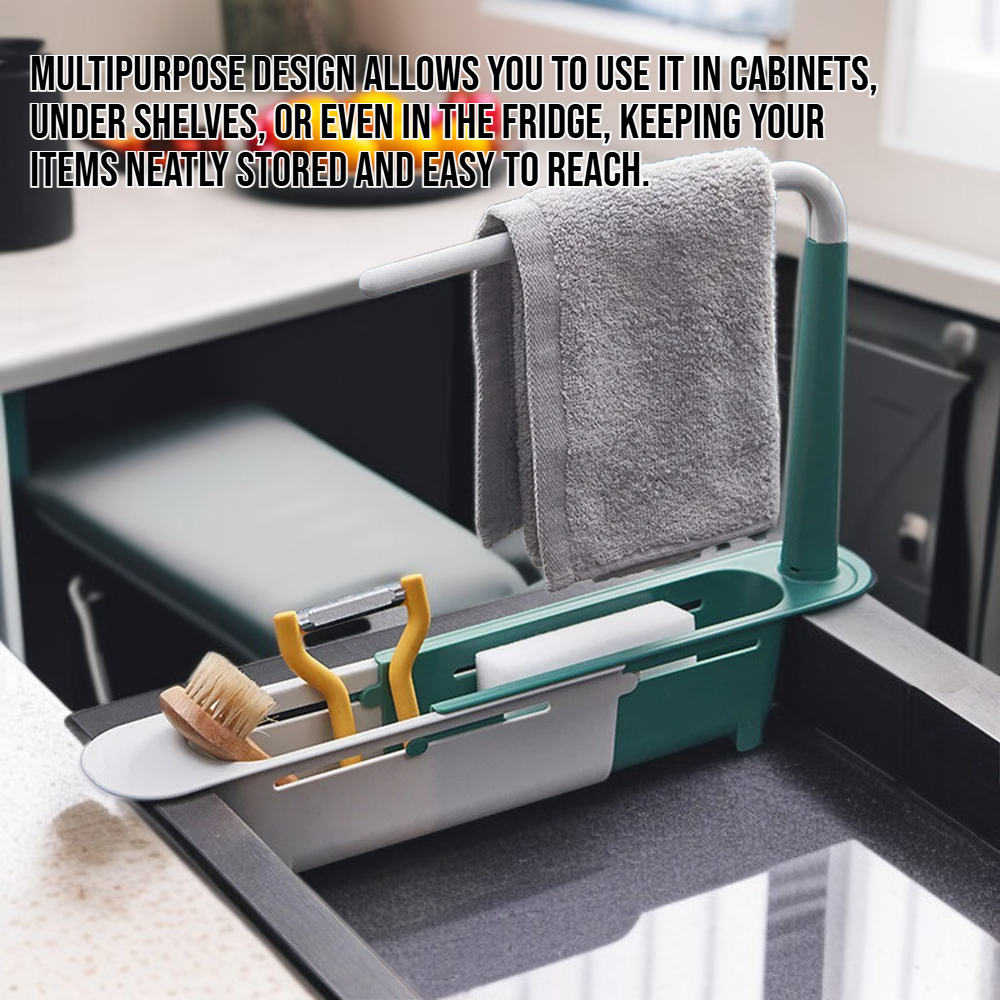 Kitchen Flexible Shelf Multipurpose Storage Basket