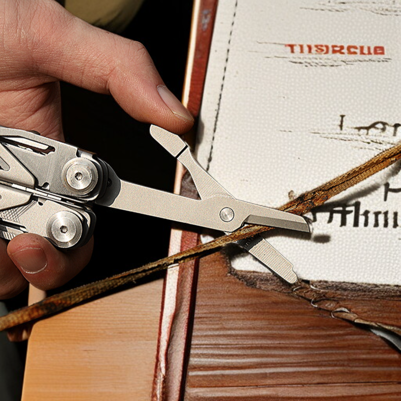 携帯用緊急タクティカルプライヤー 多機能折りたたみナイフ＆ハサミツール キャンプ用品 エマージェンシー・プライヤー