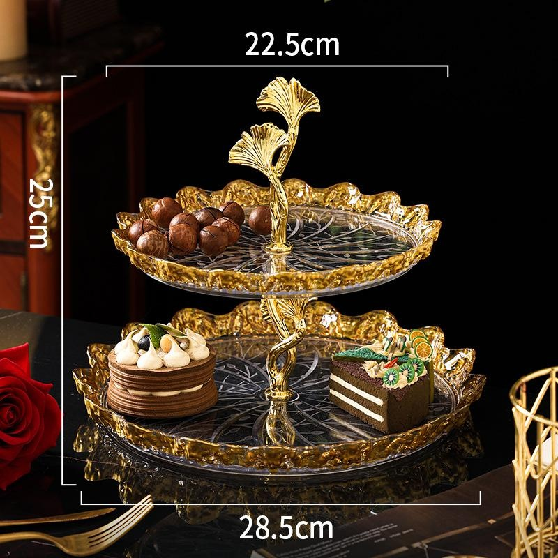 Golden Baking and Cake Plates