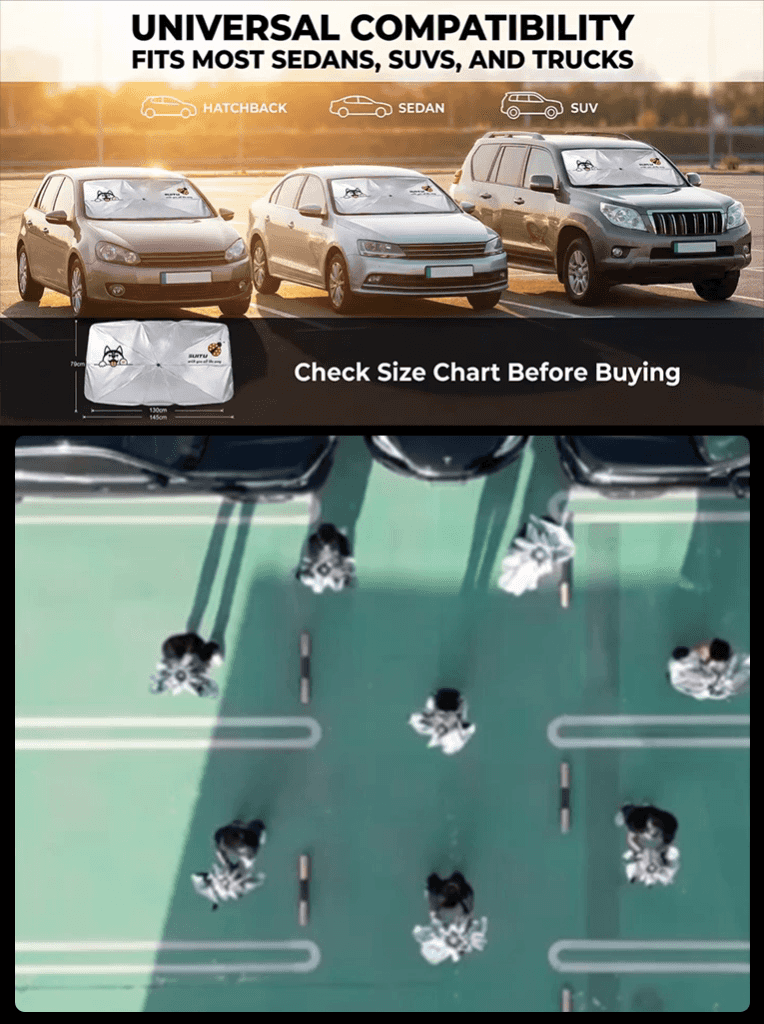 Car Sunshade Umbrella - Universal Model