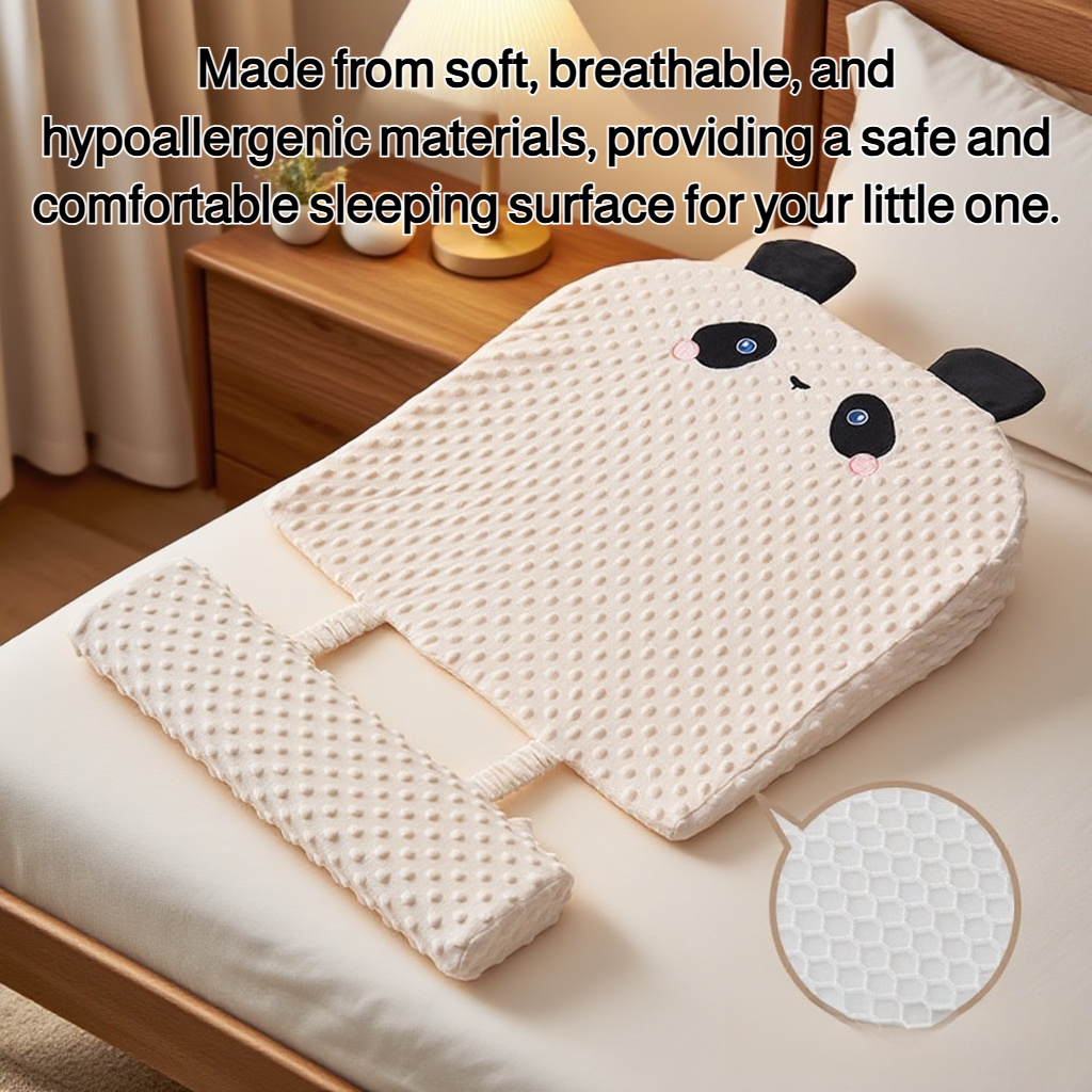 Baby anti-spit-up slope pillow