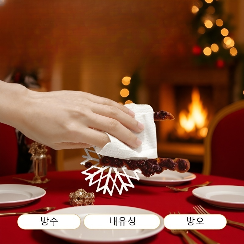 크리스마스 방수 방오 테이블보