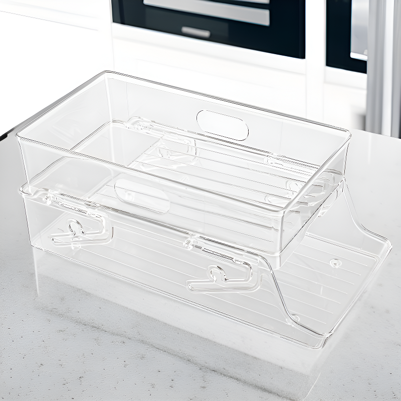 رف مشروبات يُوضع على سطح طاولة المطبخ