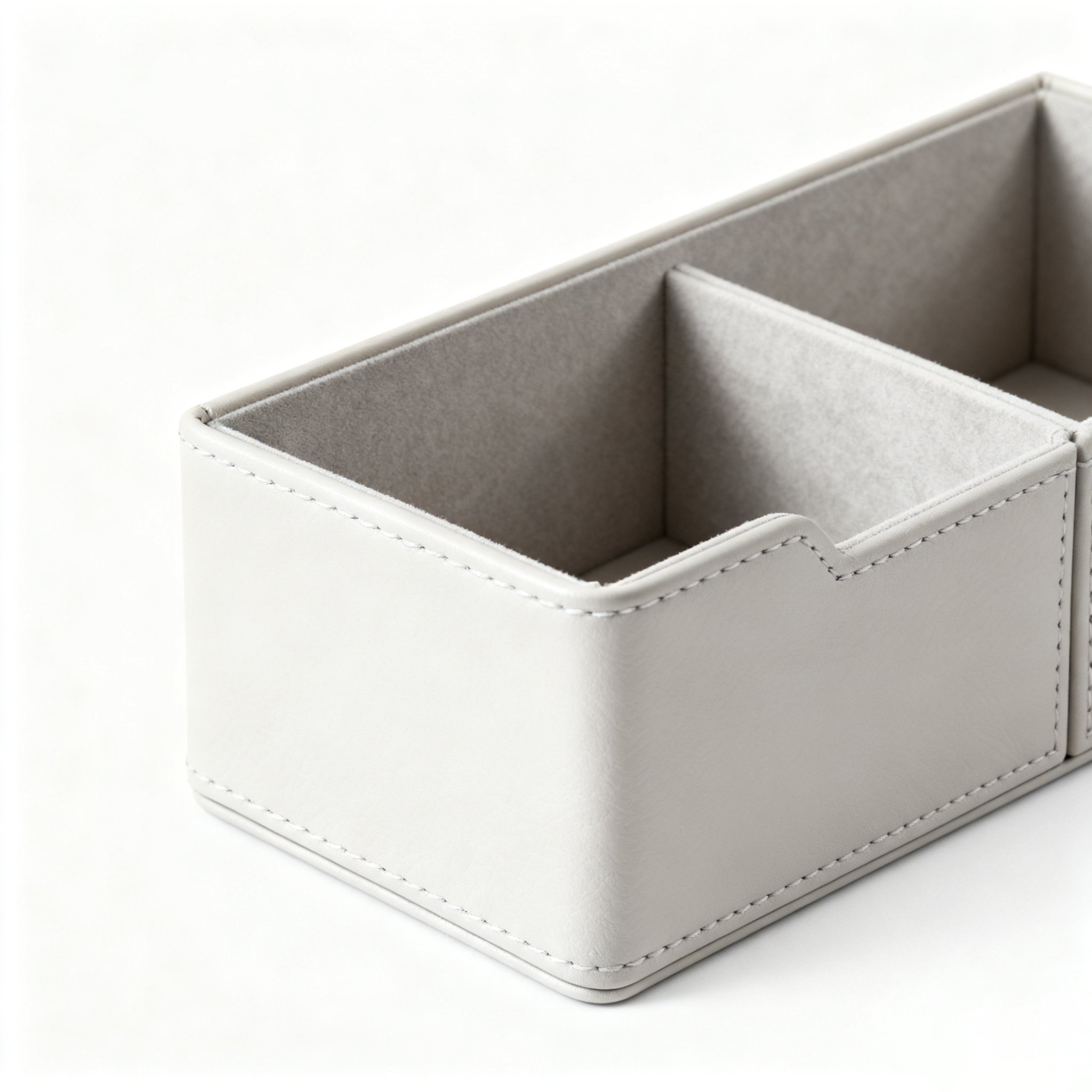 กล่องจัดระเบียบในรถยนต์ หนังดีไซน์โปร่ง