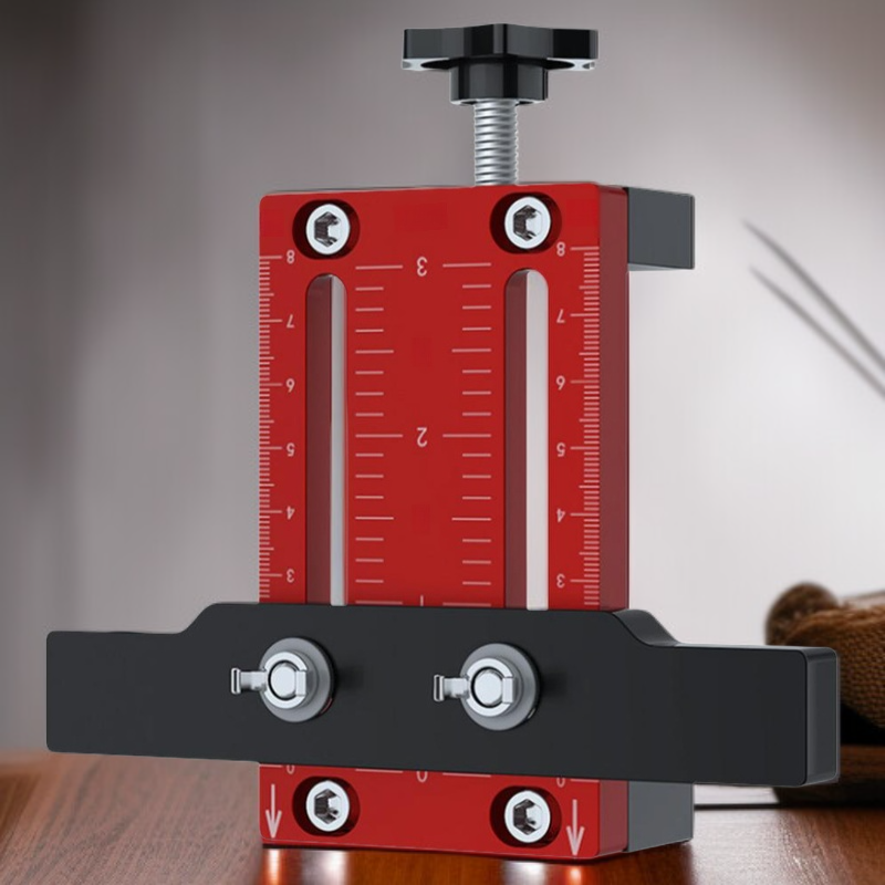 正確なキャビネットドア取り付けロケーター アルミニウム合金キャビネットドアハンドルロケーター パンチマシン取り付け工具