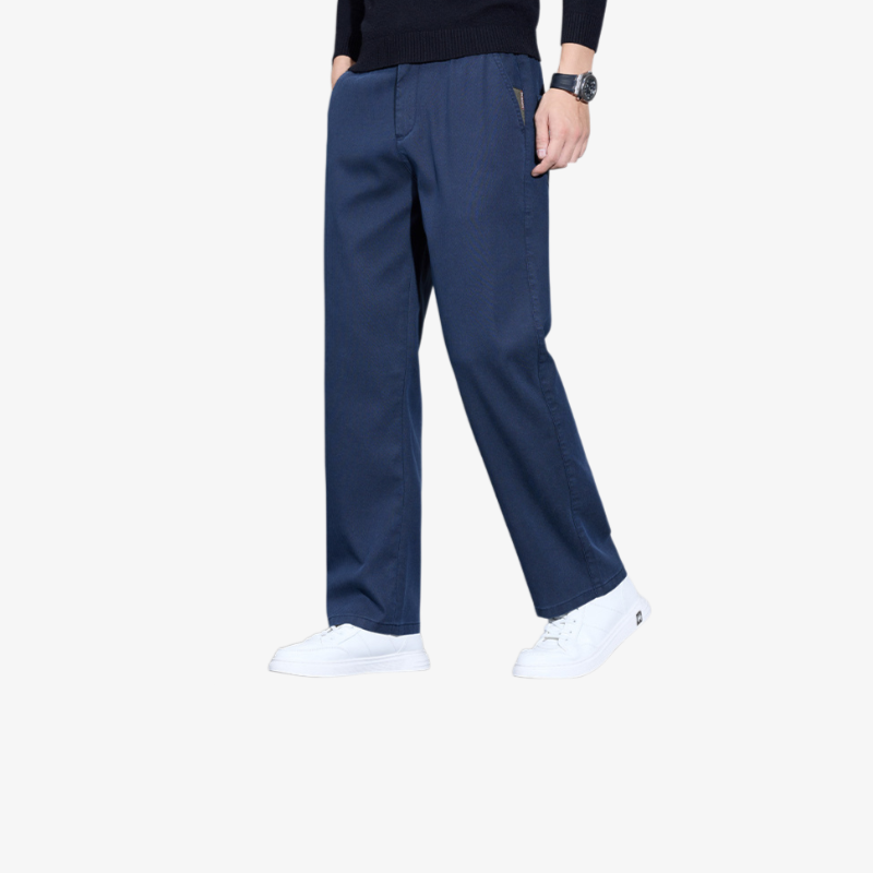 라이트 럭셔리 남성 팬츠 가을 남성 캐주얼 팬츠 와이드 팬츠