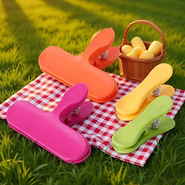 Pinzas de ropa recubiertas de plástico