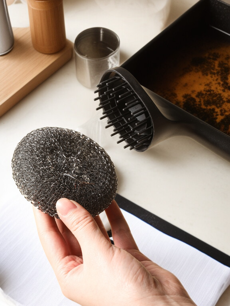 위생적인 스텐 식기세척솔 사용법