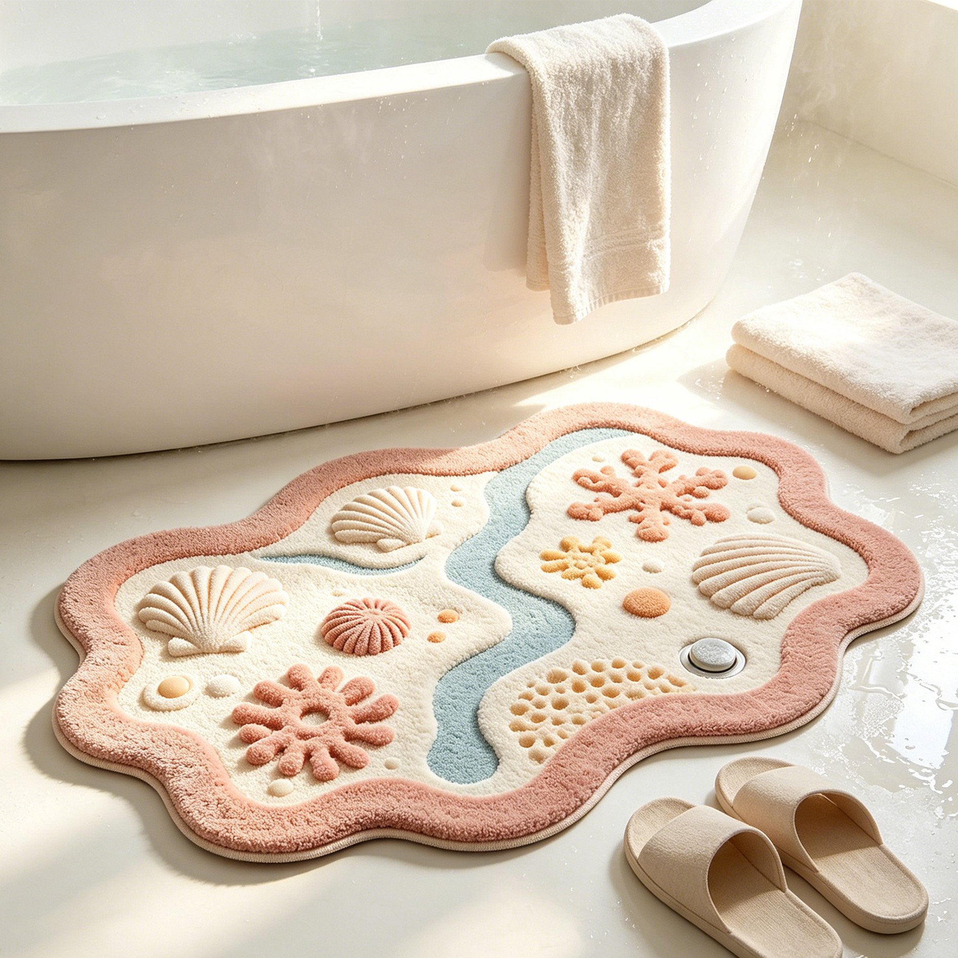 Badezimmer Rutschfeste Badematte (2er Set)