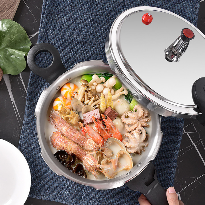 Shuangxi 304 ステンレス鋼圧力鍋家庭用ガス電磁調理器ユニバーサル公式本物の防爆安全圧力鍋