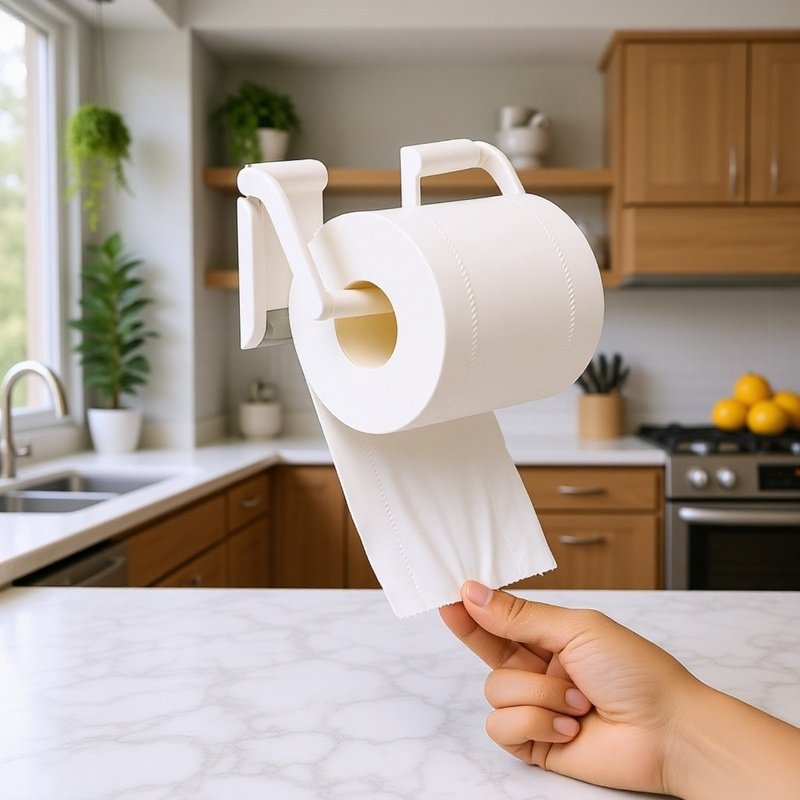 Kreativer magnetischer Papierhandtuchhalter für den Haushalt, separater Einweg-Papierrollenhalter fü