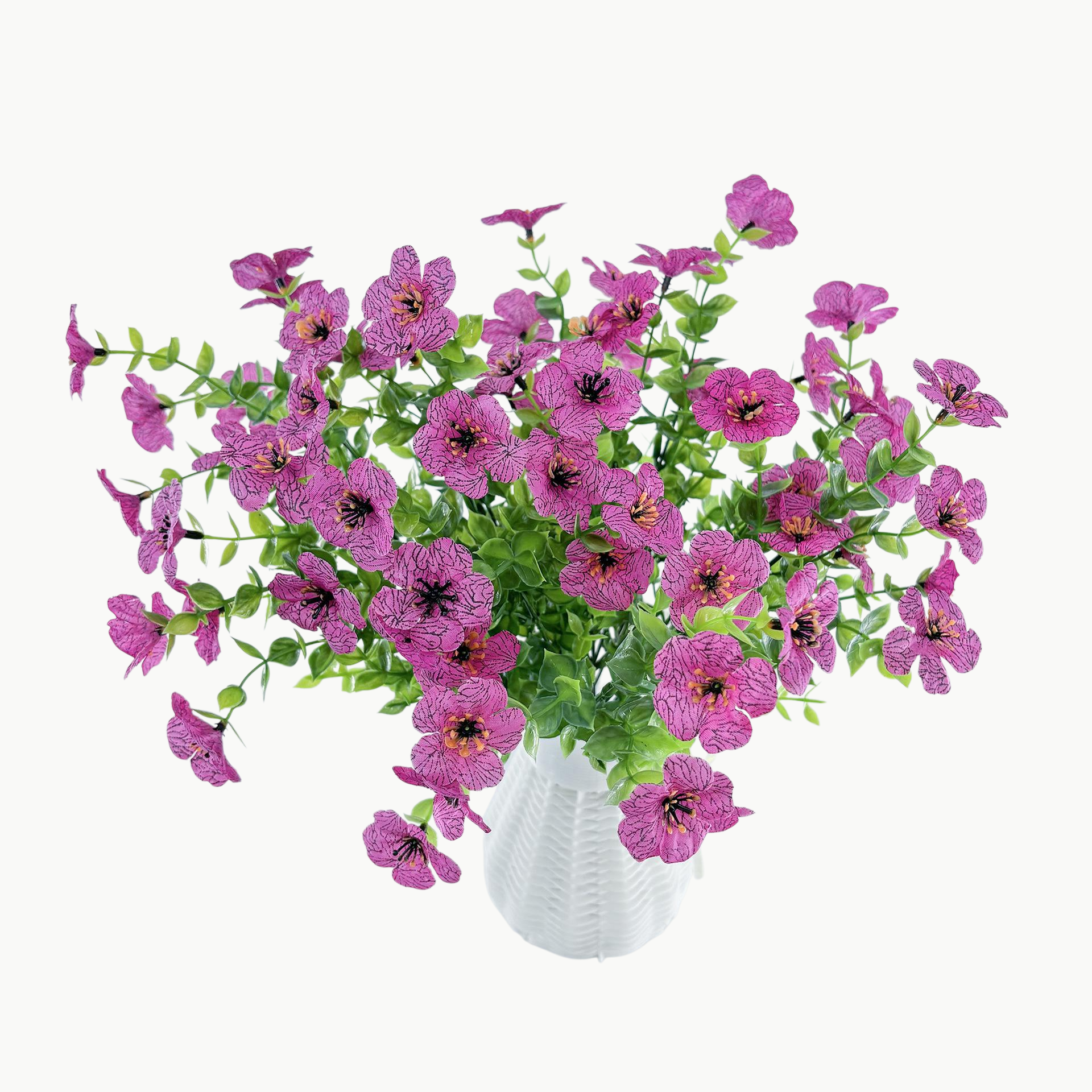  紫罗兰の新作人工シルクフラワー ダイニングテーブル装飾