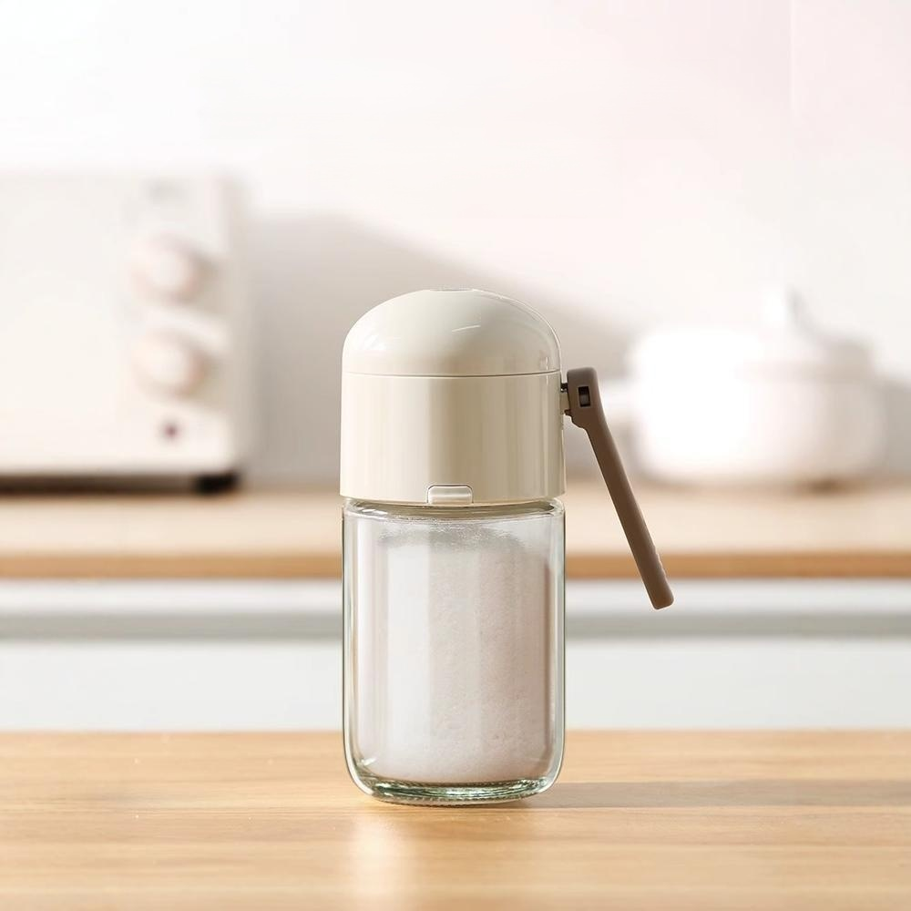 Multi functional kitchen with precise quantitative and even salt spraying tank