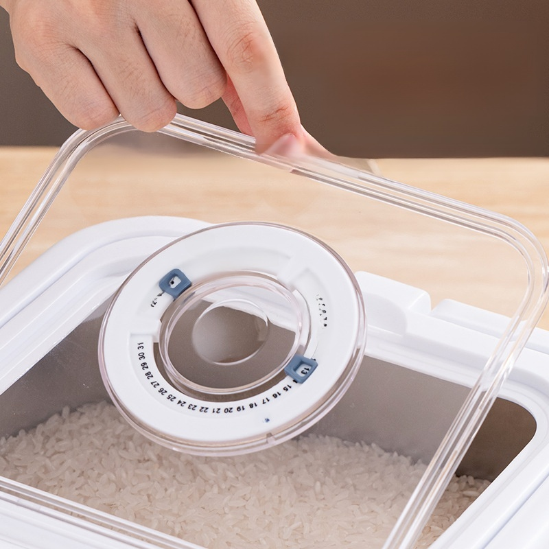 Acero inoxidable engrosado y sellado para almacenar cubos de arroz multifuncionales