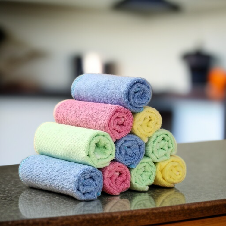 기름기 제거에 탁월한 극세사 행주