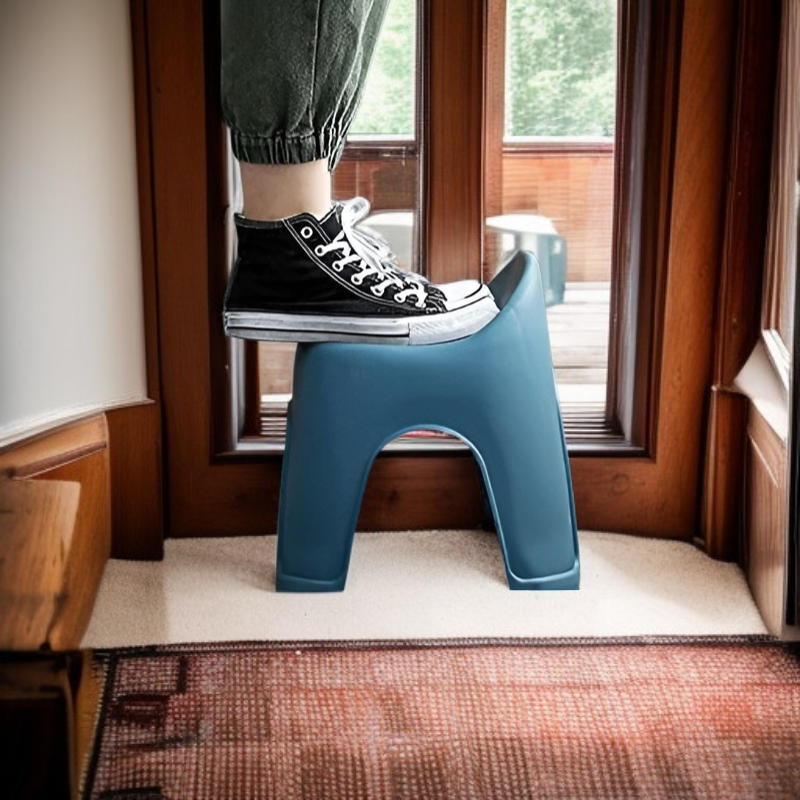 多機能滑り止めバスチェア（ミディアム・ホワイト）