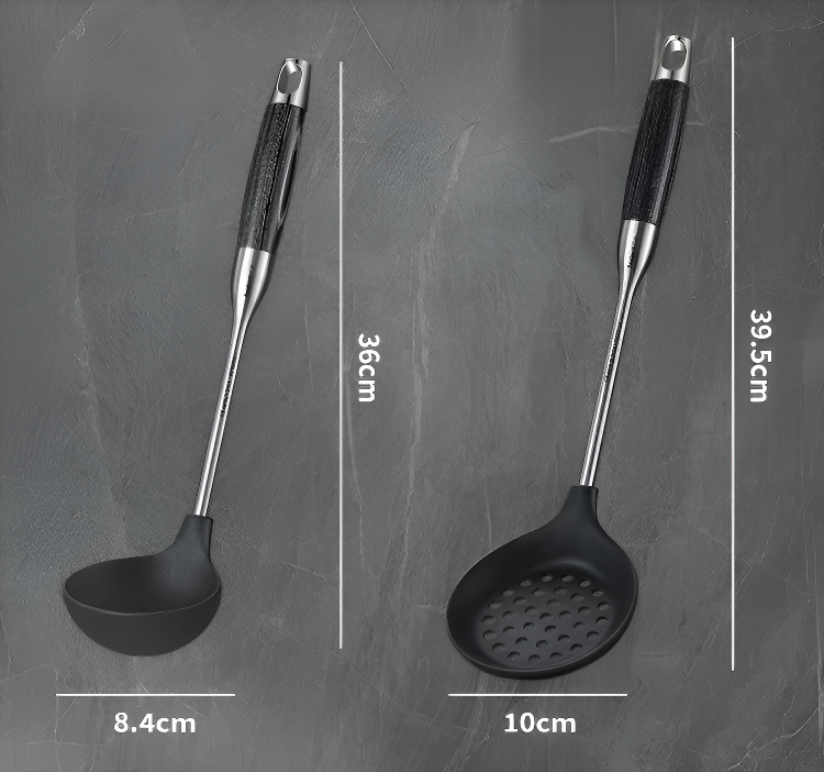 Ergonomisch geformter Silikonspatel mit komfortablem Griff