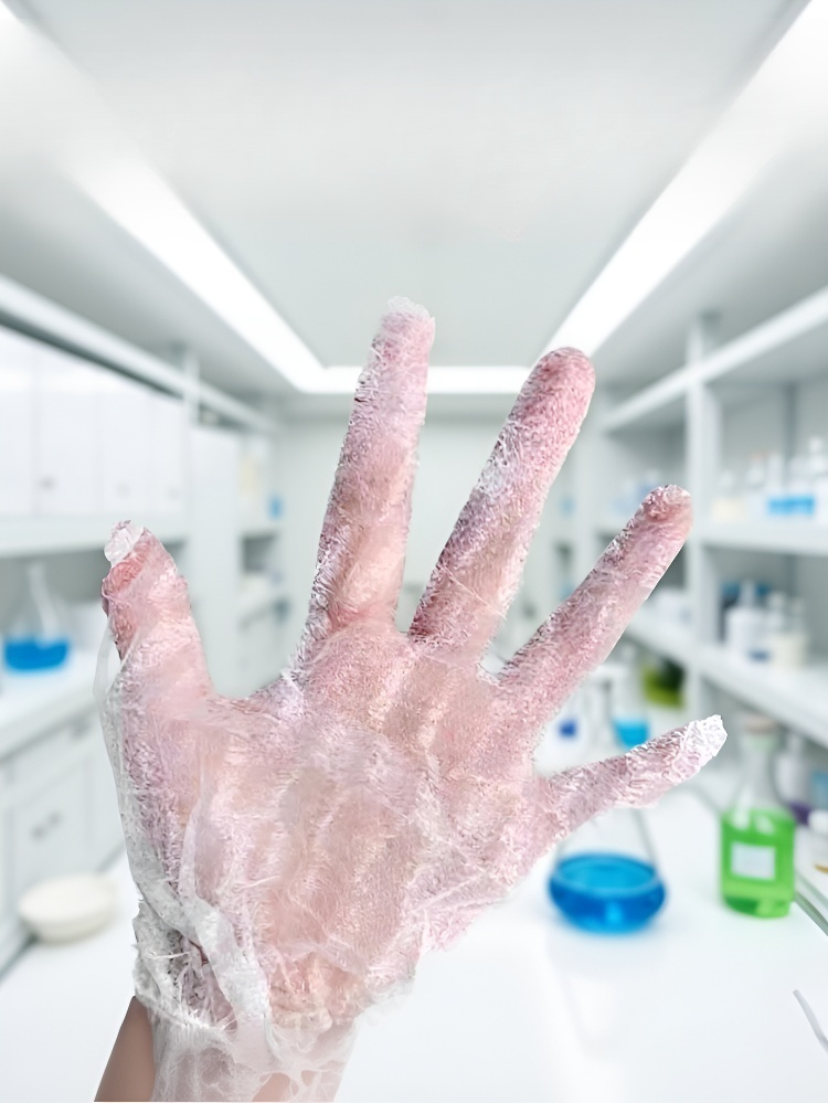 빗자루에 장착된 먼지 커버 상세 이미지